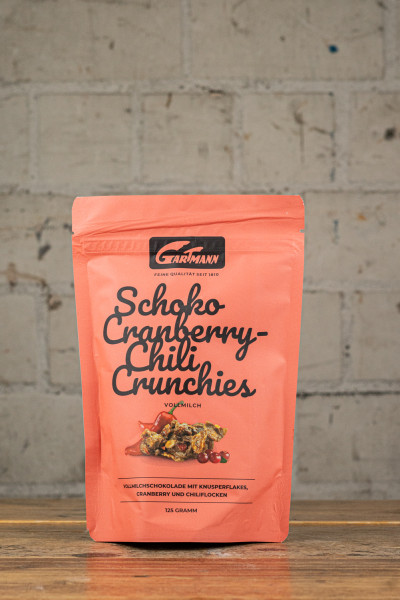 Gartmann Schoko Cranberry-Chili Crunchies Vollmilch