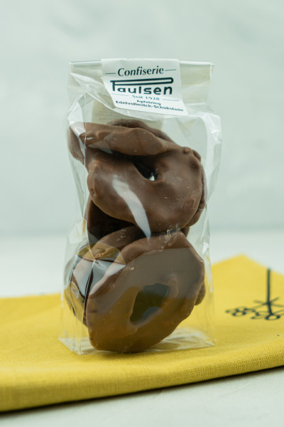 Confiserie Paulsen Apfelringe Edelvollmilch-Schokolade