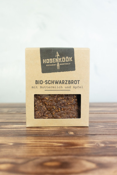 Hobenköök Bio Schwarzbrot mit Apfel &amp; Buttermilch