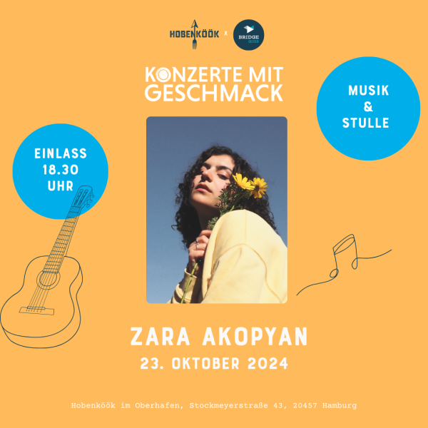 Musik &amp; Stulle mit Zara Akopyan am 23. Oktober 2024