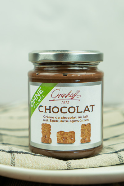 Grashoff Chocolat - Crème de Chocolat au lait mit Spekulatiusgewürzen