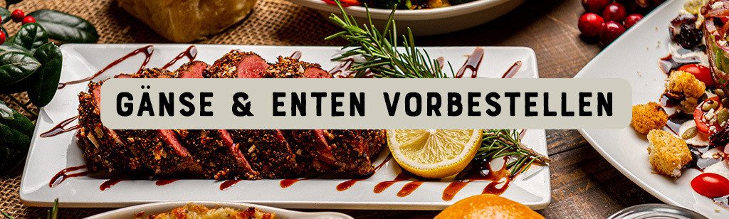 Gänse und Enten vorbestellen